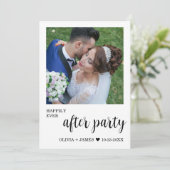 Gelukkig ooit na de Ontvanging van het huwelijk va Kaart (Staand voorkant)