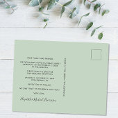 Gelukkig ooit na de Ontvangst van de bruiloft spar Aankondigingskaart