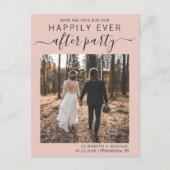 Gelukkig ooit na de Ontvangst van de bruiloft spar Aankondigingskaart (Voorkant)