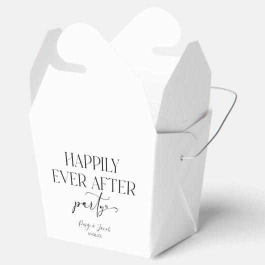 Gelukkig ooit na de Ontvangst van de bruiloft van  Bedankdoosjes (Geopend)
