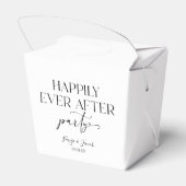 Gelukkig ooit na de Ontvangst van de bruiloft van  Bedankdoosjes (Achterkant)