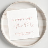 Gelukkig ooit na de Ontvangst van de bruiloft van Folie Servetten