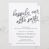 Gelukkig ooit na de Ontvangst van de bruiloft van  Kaart (Voorkant / Achterkant)