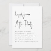 Gelukkig ooit na de Ontvangst van de bruiloft van  Kaart (Voorkant)