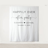 Gelukkig ooit na de Ontvangst van de bruiloft van  Wandkleed (Voorkant)