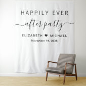 Gelukkig ooit na de Ontvangst van de bruiloft van  Wandkleed (In situ)