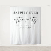 Gelukkig ooit na de Ontvangst van de bruiloft van  Wandkleed (Voorkant)