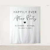 Gelukkig ooit na de Ontvangst van de bruiloft van  Wandkleed (Voorkant)