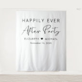 Gelukkig ooit na de Ontvangst van de bruiloft van  Wandkleed (Voorkant)