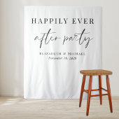 Gelukkig ooit na de Ontvangst van de bruiloft van  Wandkleed