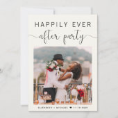 Gelukkig ooit na de ontvangst van de partijfoto va aankondiging (Voorkant)