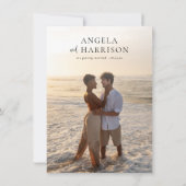 Gelukkig ooit na de ontvangst van de partijfoto va kaart (Achterkant)