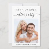 Gelukkig ooit na de ontvangst van de partijfoto va kaart (Voorkant)