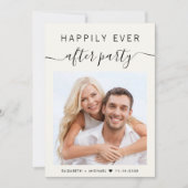 Gelukkig ooit na de ontvangst van de partijfoto va kaart (Voorkant)