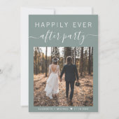 Gelukkig ooit na de ontvangst van de partijfoto va kaart (Voorkant)