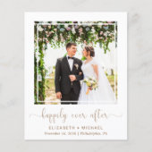 Gelukkig ooit na de ontvangst van het fotoweddensc (Voorkant)