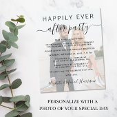 Gelukkig ooit na de ontvangst van het fotoweddensc