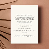 Gelukkig ooit na de Ontvangst van het huwelijk Fot Save The Date