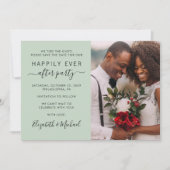 Gelukkig ooit na de ontvangst van het Photo Sage W Save The Date (Voorkant)