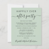 Gelukkig ooit na de Ontvangst van het Sage Wedding (Voorkant)