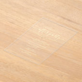 Gelukkig ooit na de Ontvangst van het Weddenschap Acryl Uitnodigingen (Laagn)