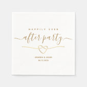 Gelukkig ooit na de Ontvangst van het Weddenschap Servet (Voorkant)