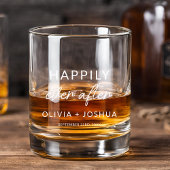 Gelukkig ooit na de Ontvangst van het Weddenschap Whisky Glas