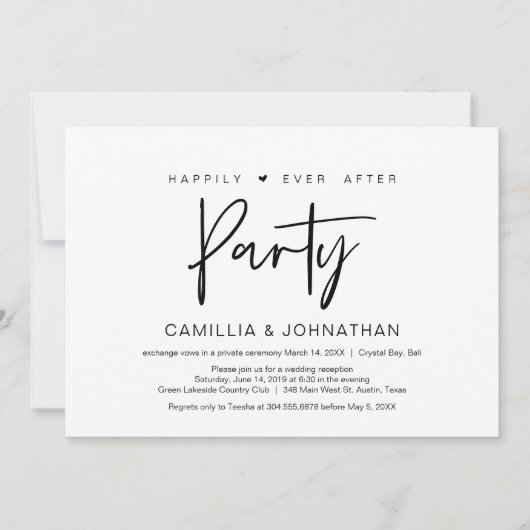 Gelukkig ooit na de ontwikkelingspartij, Casual Kaart (Voorkant)