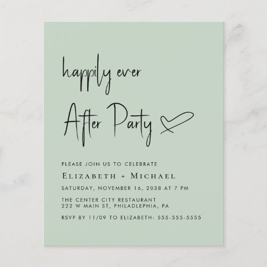 Gelukkig ooit na de Uitnodiging van de Ontvangst v (Voorkant)