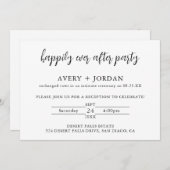 Gelukkig ooit na de uitnodiging van de partijontva (Voorkant / Achterkant)