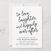 Gelukkig ooit na de uitnodiging van de Post Weddin (Voorkant)