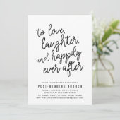 Gelukkig ooit na de uitnodiging van de Post Weddin (Staand voorkant)