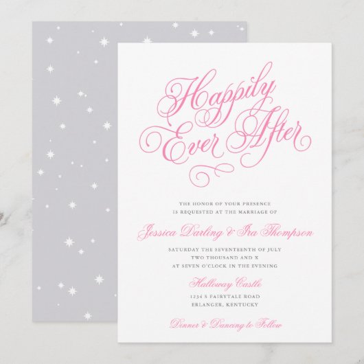 Gelukkig ooit na de Uitnodiging van de Weddenschap (Voorkant / Achterkant)