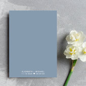 Gelukkig Ooit na de uitnodiging voor een blauwe on