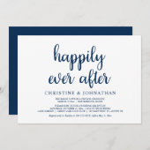 Gelukkig ooit na de uitzending van een weddenschap kaart (Voorkant / Achterkant)