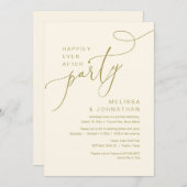 Gelukkig ooit na de uitzending van een weddenschap kaart (Voorkant / Achterkant)