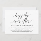 Gelukkig ooit na de uitzending van een weddenschap kaart (Voorkant)