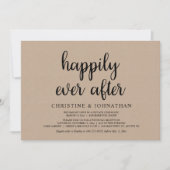 Gelukkig ooit na de uitzending van een weddenschap kaart (Voorkant)