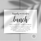 Gelukkig ooit na de weddenschapslunch kaart