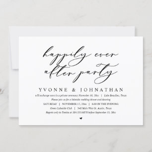 Gelukkig ooit na de wedstrijd Elopement Dinner Par Kaart
