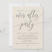 Gelukkig ooit na de wedstrijd Elopement Dinner Par Kaart (Voorkant)