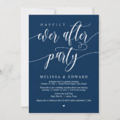 Gelukkig ooit na de wedstrijd Elopement Dinner Par Kaart (Voorkant)