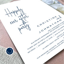 Gelukkig ooit na de wedstrijd Elopement Dinner Par Kaart