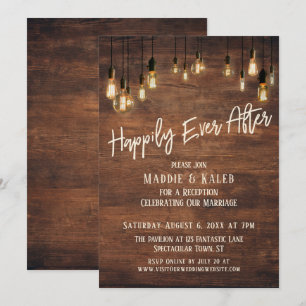 Gelukkig ooit na een bruine woodmuur met edisonver kaart