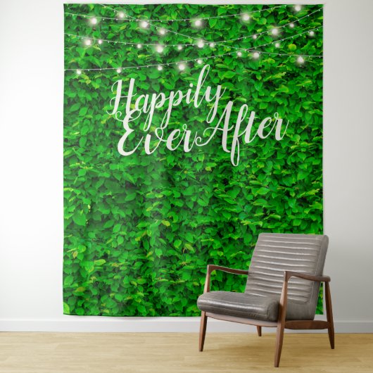 Gelukkig ooit na een lichte weddenschap wandkleed (In situ)