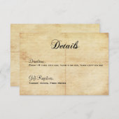 Gelukkig ooit na een sprookjeskaartje informatiekaartje (Voorkant / Achterkant)