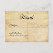 Gelukkig ooit na een sprookjeskaartje informatiekaartje (Voorkant)