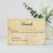 Gelukkig ooit na een sprookjeskaartje informatiekaartje (Staand voorkant)