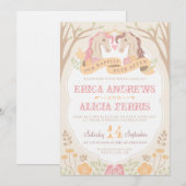 Gelukkig ooit na Eenhoorn bruiloft uitnodiging (Voorkant / Achterkant)