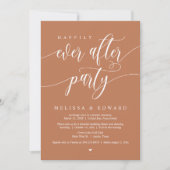 Gelukkig ooit na Elopement Party, Koperroest Kaart (Voorkant)